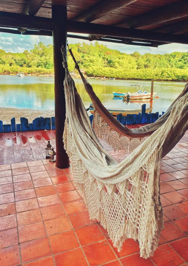 Вилла Casinha Azul Caraiva - Casa Completa Na Beira Do Rio Экстерьер фото