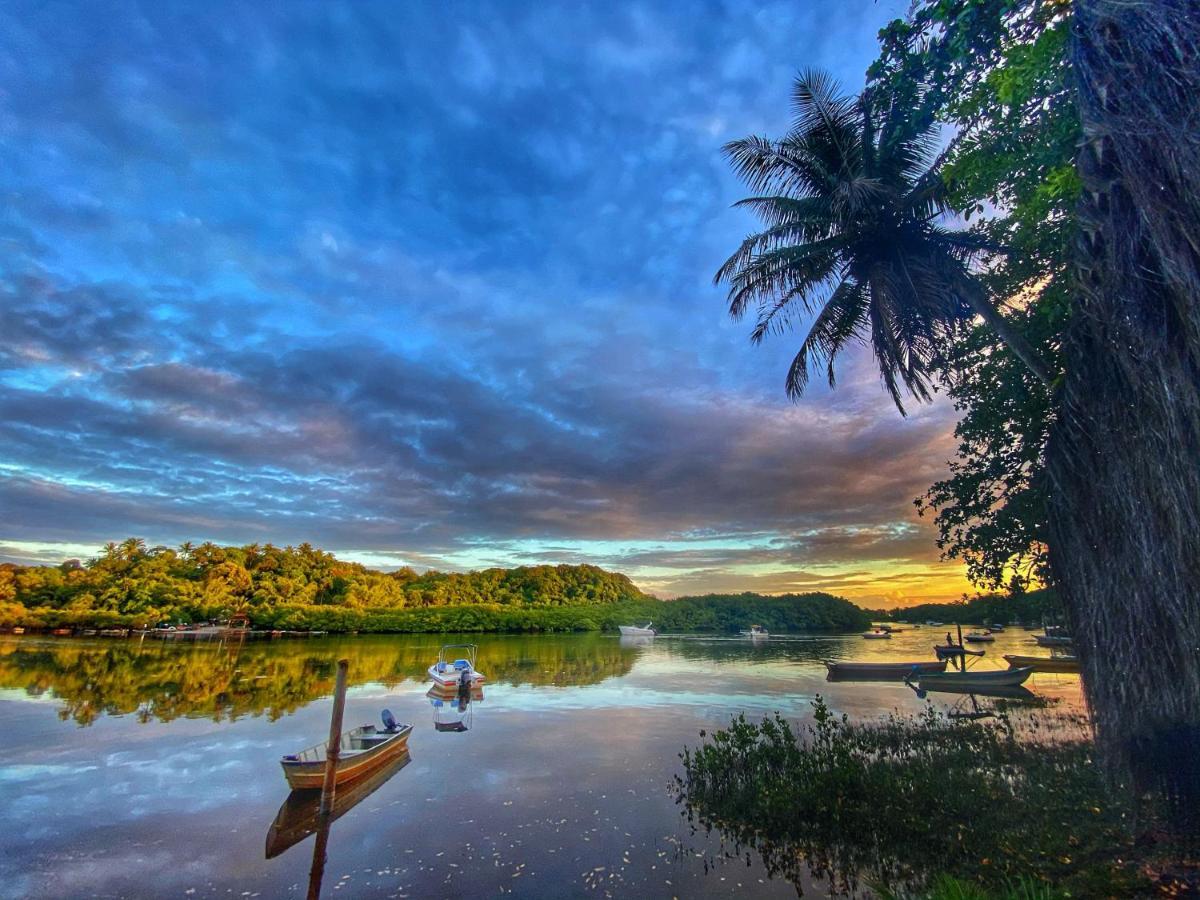 Вилла Casinha Azul Caraiva - Casa Completa Na Beira Do Rio Экстерьер фото
