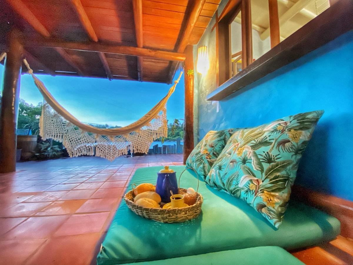 Вилла Casinha Azul Caraiva - Casa Completa Na Beira Do Rio Экстерьер фото