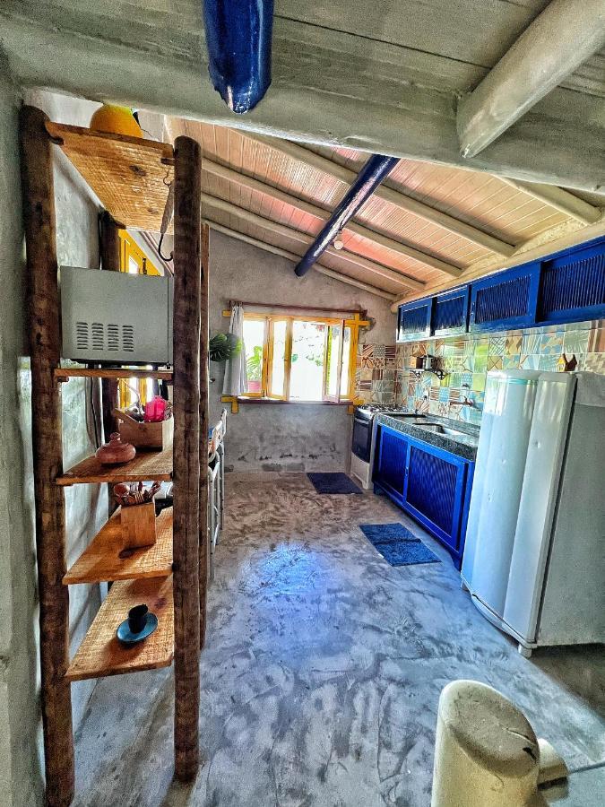 Вилла Casinha Azul Caraiva - Casa Completa Na Beira Do Rio Экстерьер фото