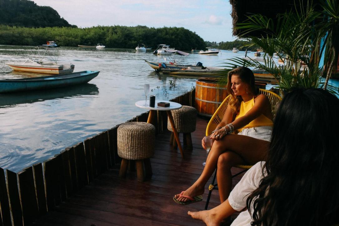 Вилла Casinha Azul Caraiva - Casa Completa Na Beira Do Rio Экстерьер фото