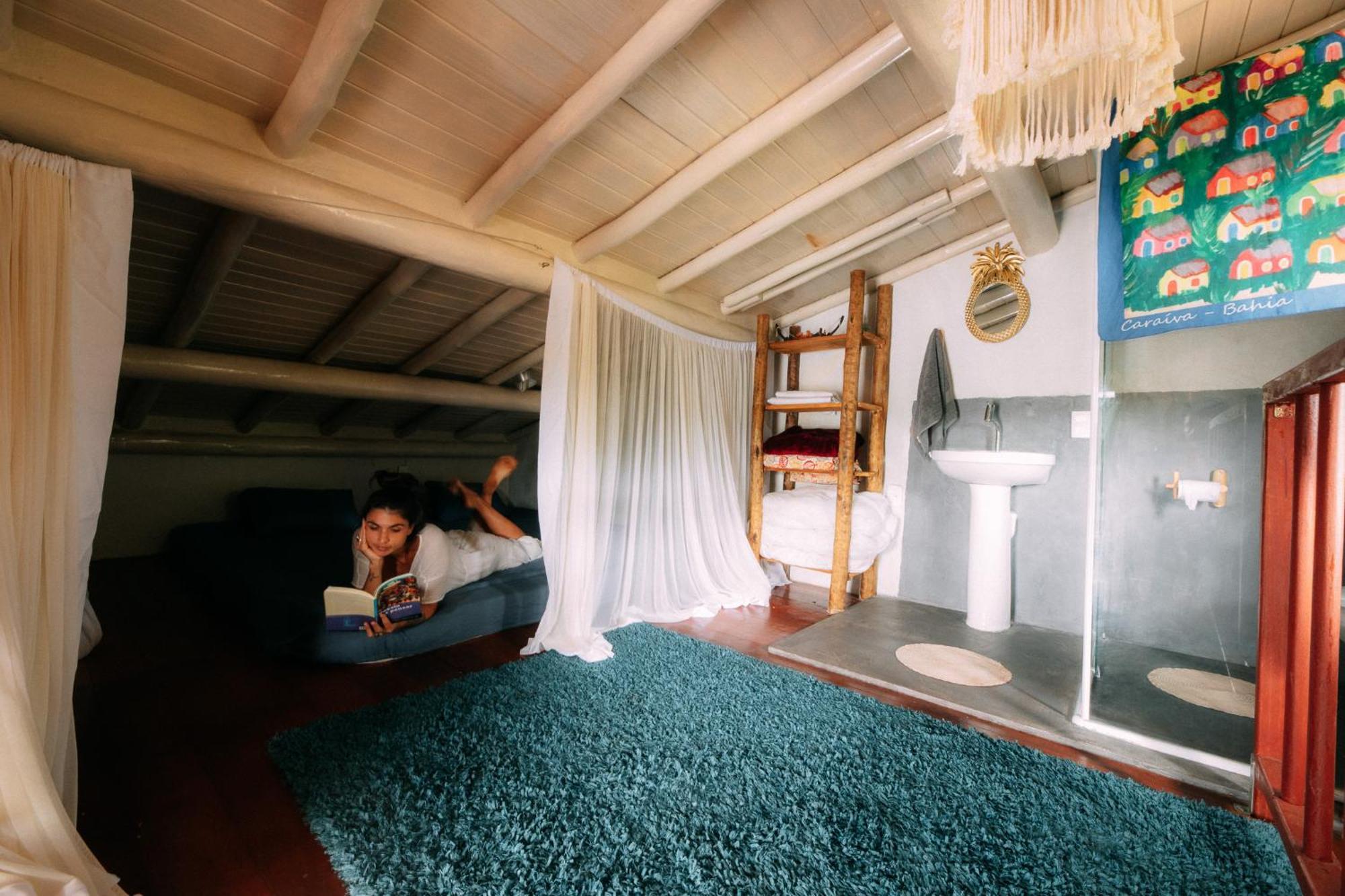 Вилла Casinha Azul Caraiva - Casa Completa Na Beira Do Rio Экстерьер фото