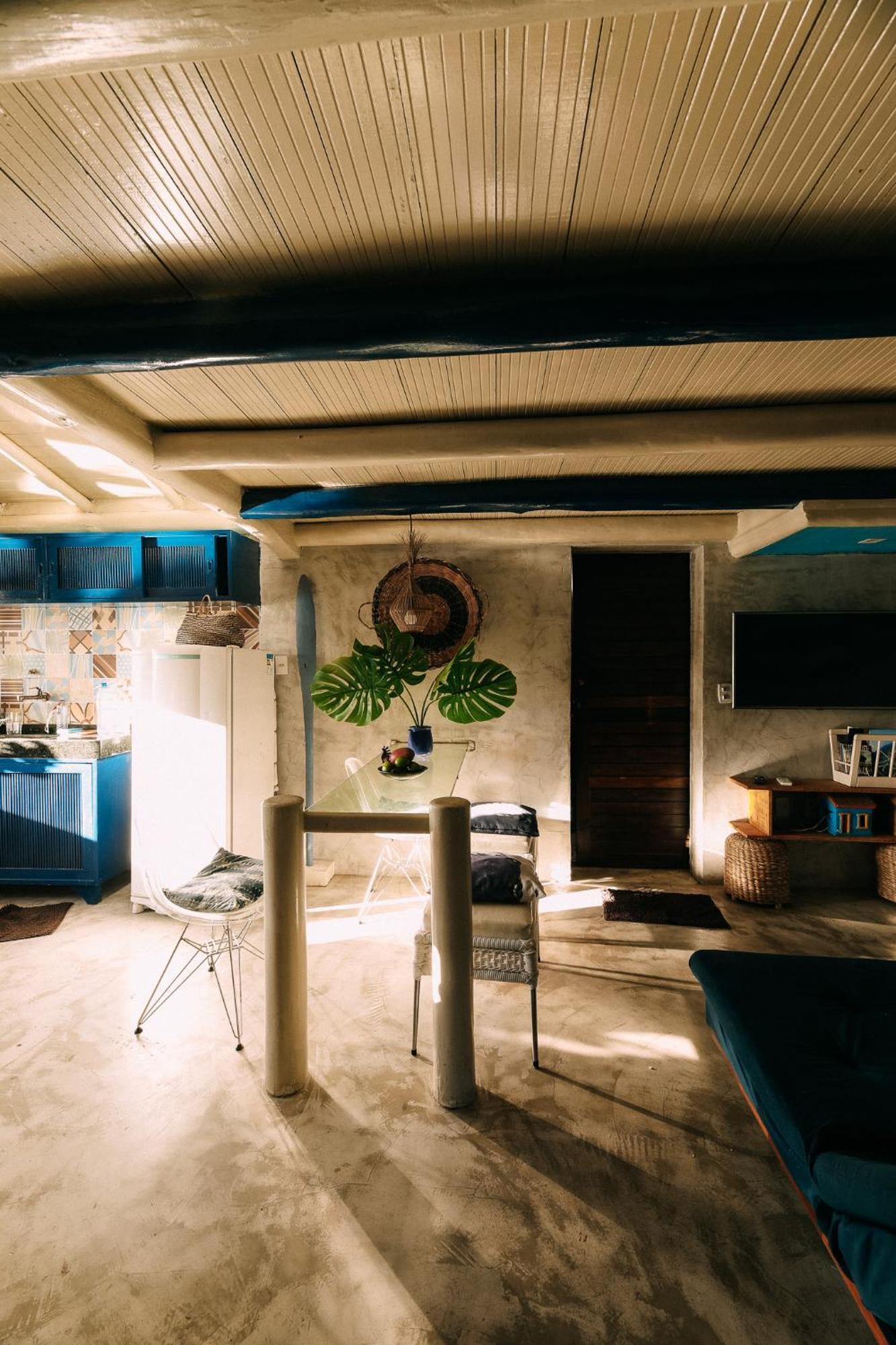 Вилла Casinha Azul Caraiva - Casa Completa Na Beira Do Rio Экстерьер фото